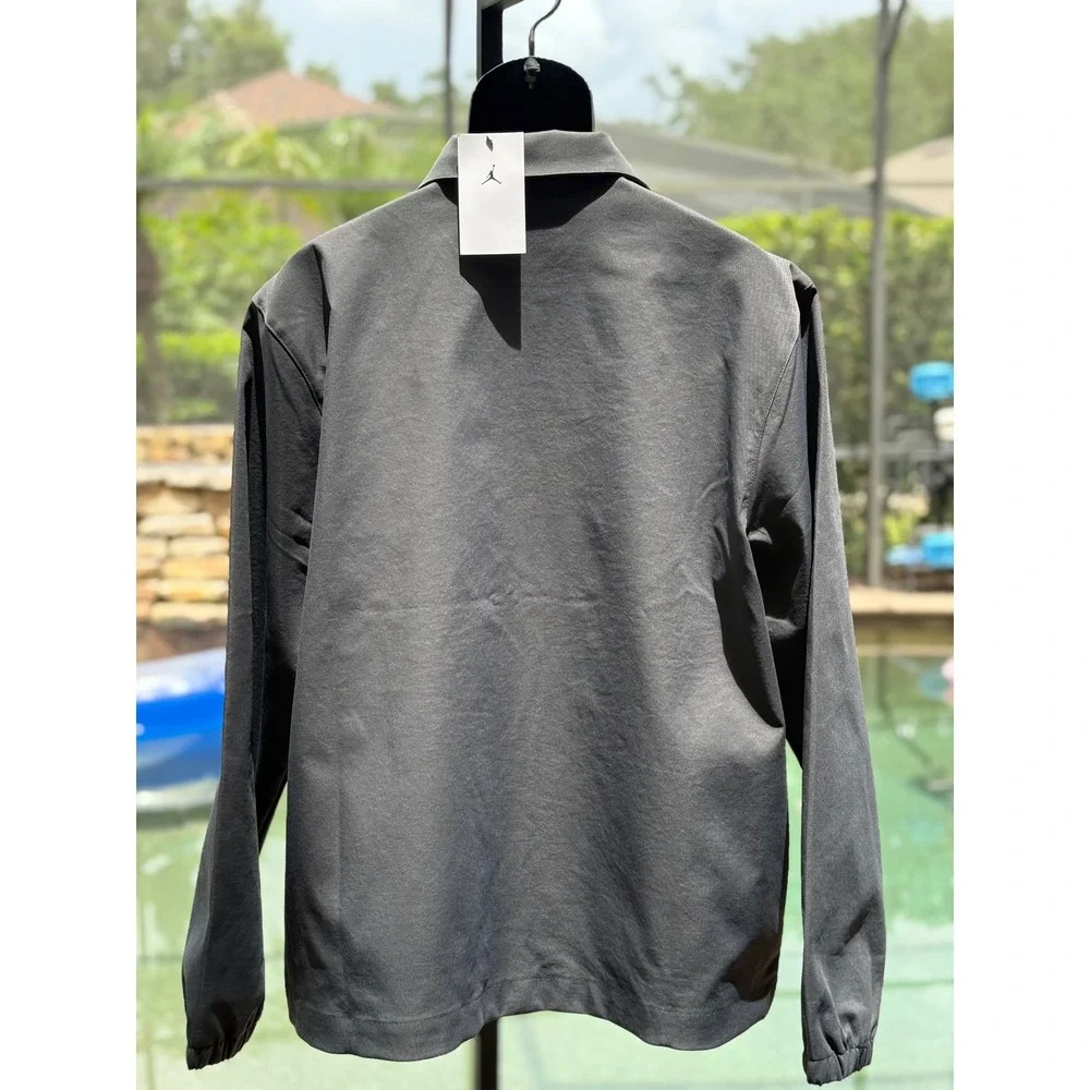 Jordan Golf Mens Full Zip Jacket Black Large HQ8681-010 NEW